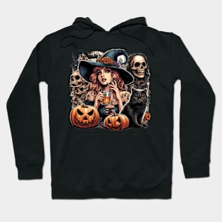 Pumpkin Witch Hoodie